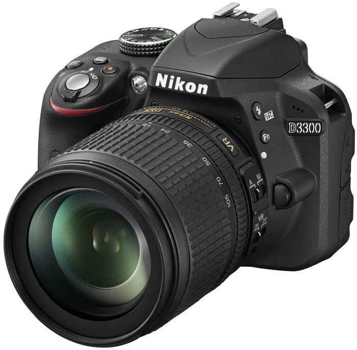 Nikon D3300 schwarz mit Objektiv AF-S DX 18-105mm 3.5-5.6 G ED VR