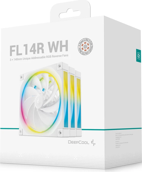 DeepCool FL14R WH, weiß, 140mm, 3er-Pack