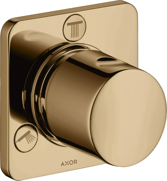 Hansgrohe Axor Citterio M Ab- und Umstellventil Trio/Quattro polished bronze