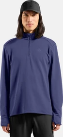 Odlo Essentials Thermal Half Zip Laufshirt langarm skipper blue (Herren)