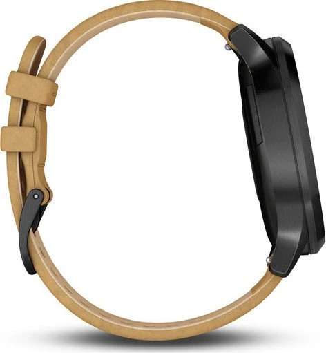 Garmin vivomove HR Premium Aktivitäts-Tracker black/tan