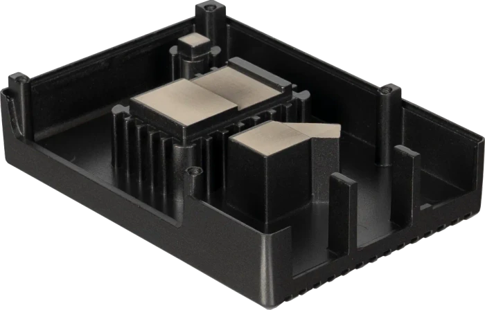 Joy-iT Aluminiumgehäuse für Raspberry Pi 5, schwarz