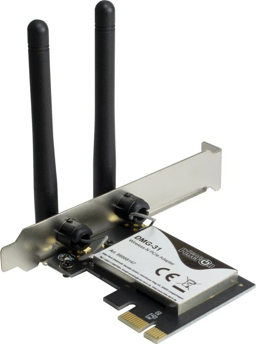 Inter-Tech PowerOn DMG-31, 2.4GHz WLAN, PCIe x1