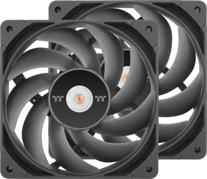 Thermaltake ToughFan 12 Pro High Static Pressure PC Cooling Fan schwarz, 120mm, 2er-Pack