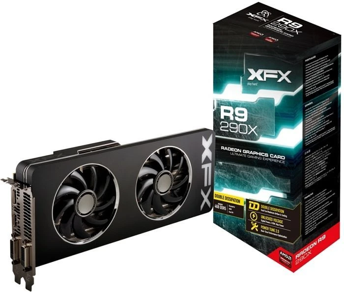 XFX Radeon R9 290X DD, 4GB GDDR5, 2x DVI, HDMI, DP