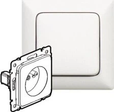 Legrand Creo Steckdose französischer Standard, ultraweiß