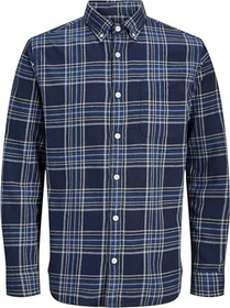 Jack & Jones Regular Fit Hemd langarm dark navy (Herren)