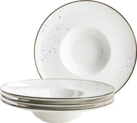 Mäser Pintar Gourmetteller beige/blau, 4 Stück