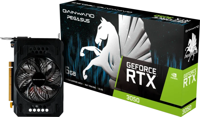 Gainward GeForce RTX 3050 Pegasus, 6GB GDDR6, DVI, HDMI, DP