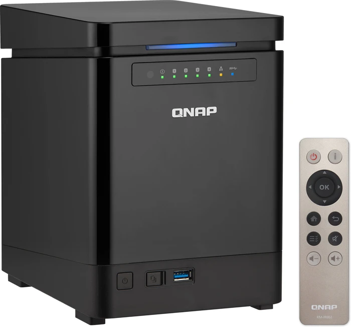 QNAP Turbo Station TS-453Bmini-4G, 4GB RAM, 2x RJ-45 1000Base-T, 4x USB-A 3.0