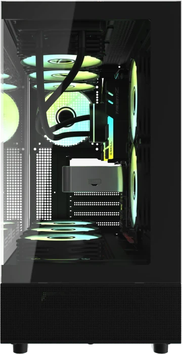 DarkFlash DPX90 Black, Glasfenster