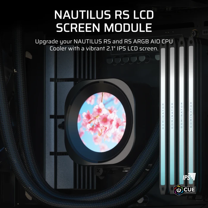 Corsair NAUTILUS RS LCD Screen Module, schwarz