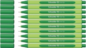 Schneider Line-Up Tintenroller (Mine) black forest, 10er-Pack