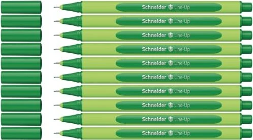 Schneider Line-Up Tintenroller (Mine) black forest, 10er-Pack
