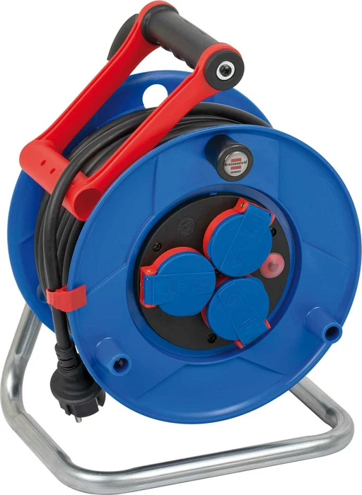 Brennenstuhl Garant Kabeltrommel, Schuko auf 3x Schuko, 25m, IP44, AT-N05V3V3-F 3G1,5
