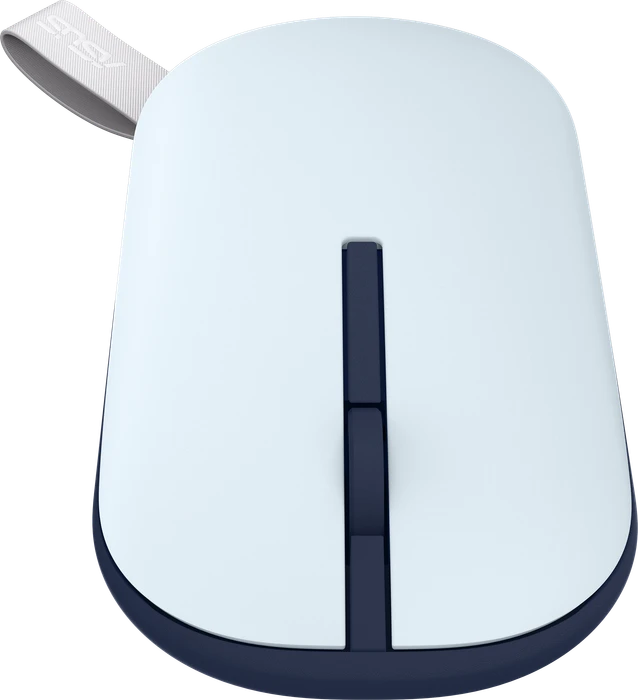 ASUS Marshmallow Mouse MD100 Quiet/Solar Blue, USB/Bluetooth