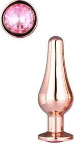 Dream Toys Gleaming Love Pleasure Plug small rose gold