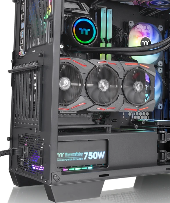 Thermaltake View 300 MX, schwarz, Glasfenster