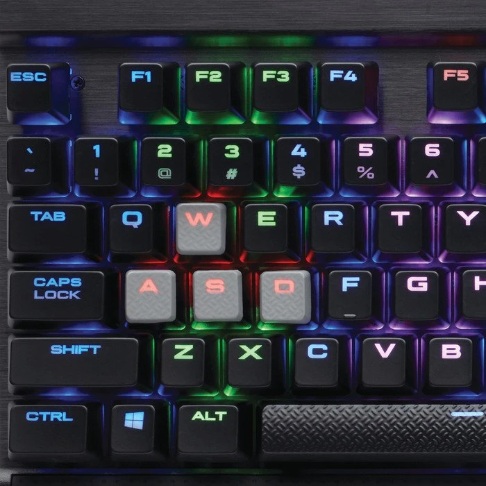 Corsair Gaming K65 RGB Rapidfire Compact, MX SPEED RGB Silver, USB, UK