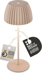 Briloner Riffle Tischleuchte beige