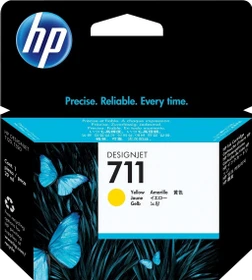 HP Tinte 711 gelb, 3er-Pack