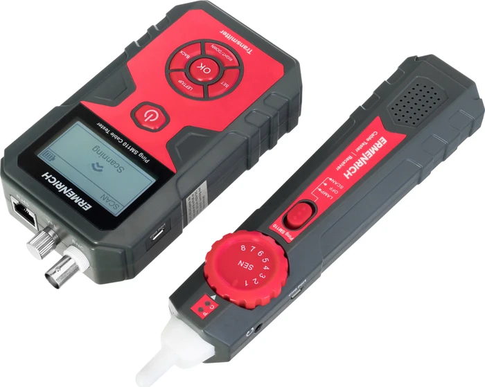 Ermenrich by Levenhuk Ping SM110 Network Cable Tester Kit, Kabel- und Netzwerktester Kit