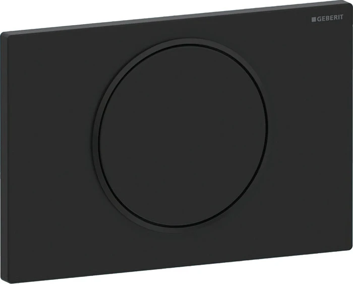 Geberit Sigma10 Betätigungsplatte schwarz matt/schwarz/schwarz matt