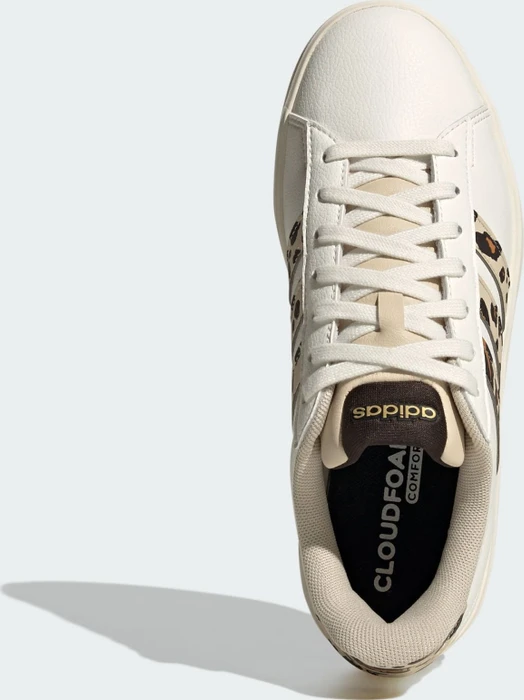 adidas Grand Court 3.0 crystal linen/aurora coffee/matte gold (Damen)