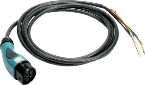 Hager E-Ladestation Zubehör Kabel M3T2 16A 3P, 11kW, 5m