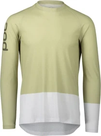 POC MTB Pure LS Trikot langarm prehnite green/hydrogen white (Herren)