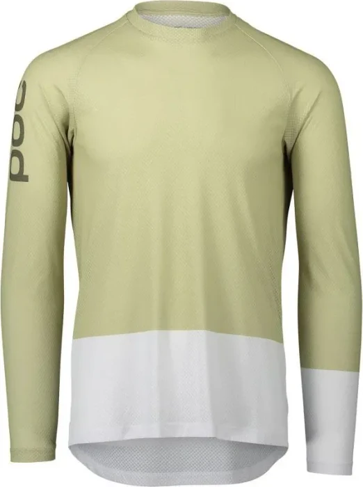 POC MTB Pure LS Trikot langarm prehnite green/hydrogen white (Herren)
