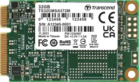 Transcend MSA372M 32GB, MO-300 / mSATA 6Gb/s
