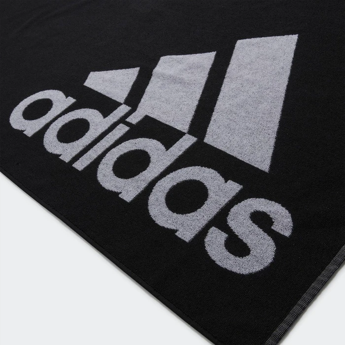 adidas L Handtuch schwarz/weiß