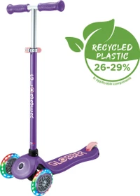 Globber Primo Plus Lights Kickboard violett