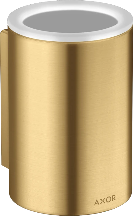 Hansgrohe Axor Universal Circular Zahnputzbecher mit Halter brushed gold optic