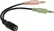 LogiLink Audio Klinken Adapter, 3.5mm Buchse auf 2x 3.5mm Stecker Vorschaubild