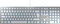 Cherry KC 6000 Slim, silber, USB, UK Vorschaubild
