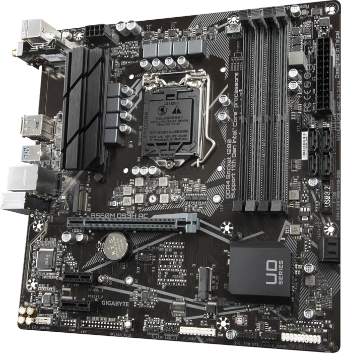 GIGABYTE B560M DS3H AC (Intel 1200)