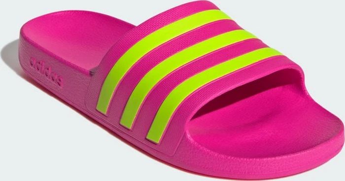 adidas Aqua Adilette shock pink/solar slime (Damen)