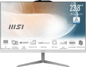 MSI Modern AM242 1M-1222EU, weiß, Core 3 100U, 8GB RAM, 256GB SSD
