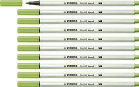 STABILO Pen 68 brush pistaziengrün, 10er-Pack