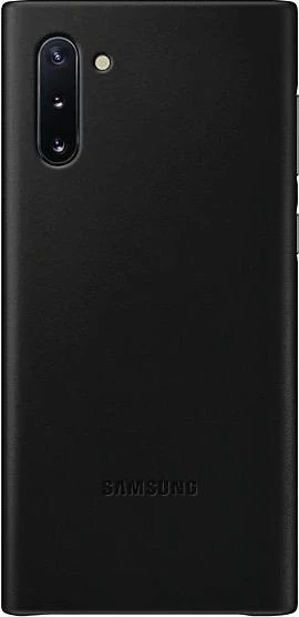 Samsung Leather Cover für Galaxy Note 10 schwarz