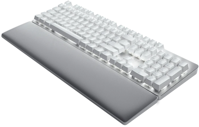 Razer Pro Type Ultra, LEDs weiß, weiß/grau, Razer YELLOW, USB/Bluetooth, FR