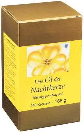 FBK-Pharma Öl der Nachtkerze 500mg Kapseln, 240 Stück