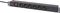 Sygonix 19" Aluminium Steckdosenleiste, 1HE, 6-fach, 230V, schwarz, 2m Vorschaubild