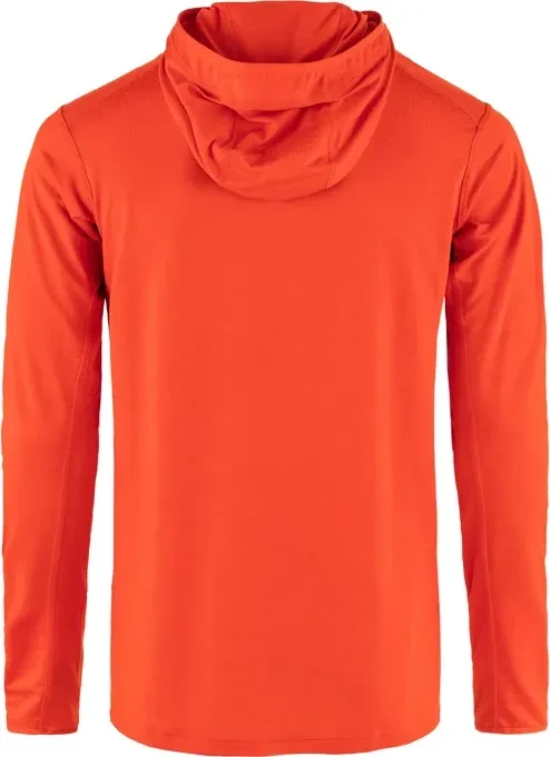 Fjällräven Abisko Sun-Hoodie Funktionsshirt langarm flame orange (Herren)