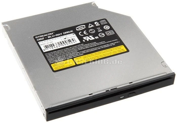 Streacom OB2, SlimLine schwarz, SATA