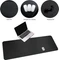 Cennbie Schreibtischunterlage Leder, Mauspad 4XL, 1500x600mm, schwarz Vorschaubild