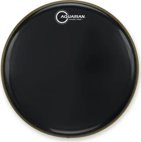 Aquarian Classic Clear Black Gloss Resonant 18"