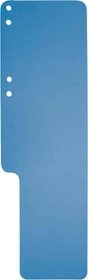 Exacompta Karton Aktenschwanz 320g/m², 10x31.8cm, blau, 100 Stück